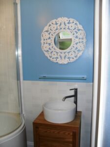 empty bar area with old bathroom 3