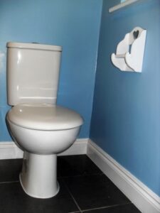 empty bar area with old bathroom 5
