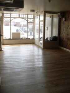 empty bar area with old bathroom 9