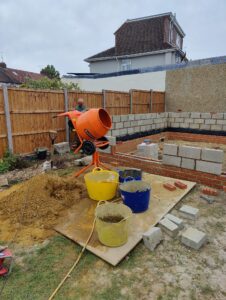 Garden terrace renovation London